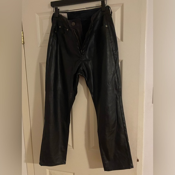 GAP Faux Leather Pants - Picture 1 of 3